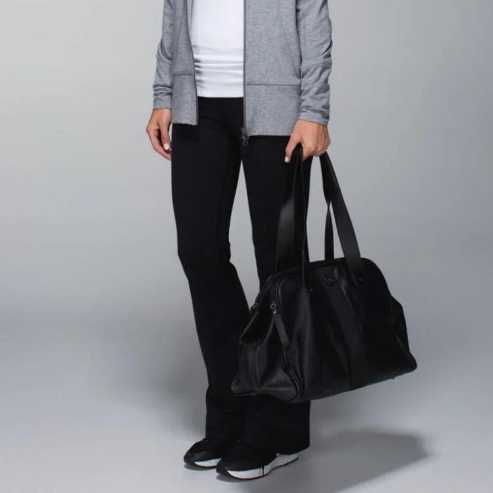 Lululemon Groove Pant Full-On Luon Flared Leggings Yoga Mid High Waisted Rise - Picture 3 of 8